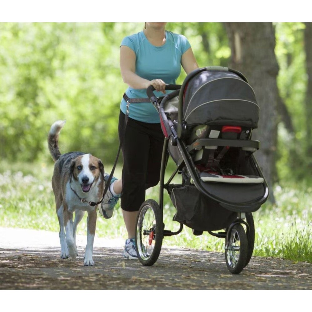 Hands Free Dog Leash for Waist or Crossbody - Easy Connect Leash to Belt